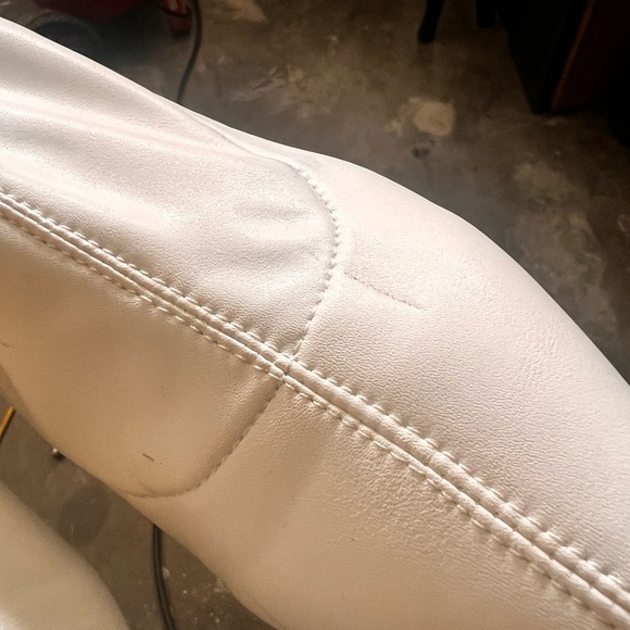 Free People Marilyn White Kitten Y2K Stretch Ankle Bootie Pointed Toe Retro 8.5 - Picture 16 of 16